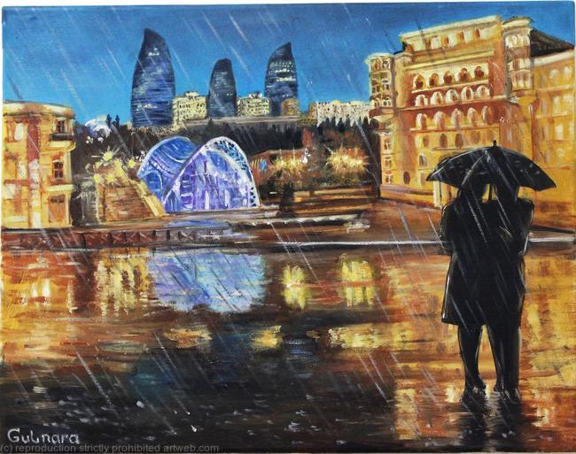 Evening rain