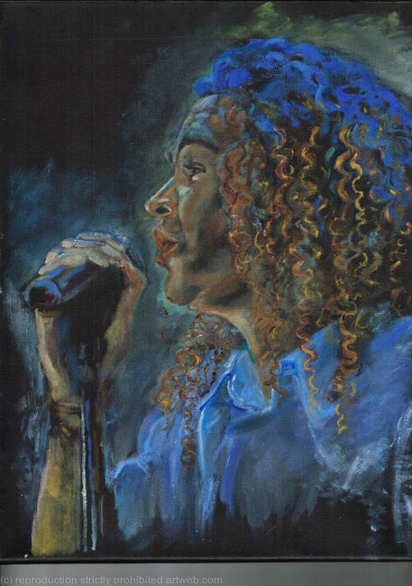 Dre singer Brackensick intense stage colour