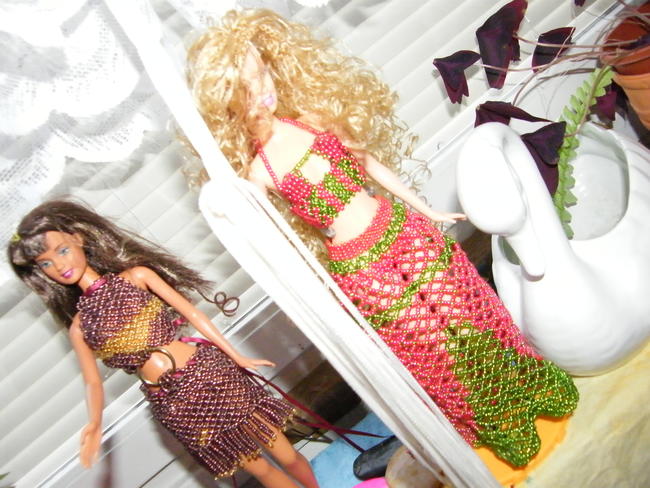 dresses beads for dolls