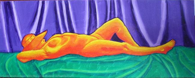 Bright Female Nude - SOLD