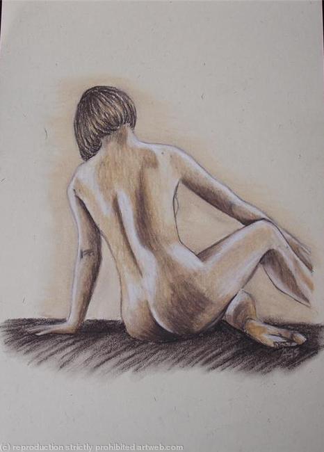 Female Nude 4 Browns - SOLD
