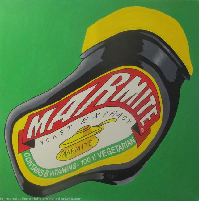 Large Squeezed Marmite - Green