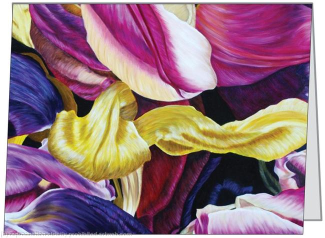 Tulipmania - Small Greetings Card