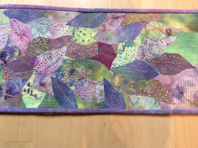 Clematis-appliqued petals