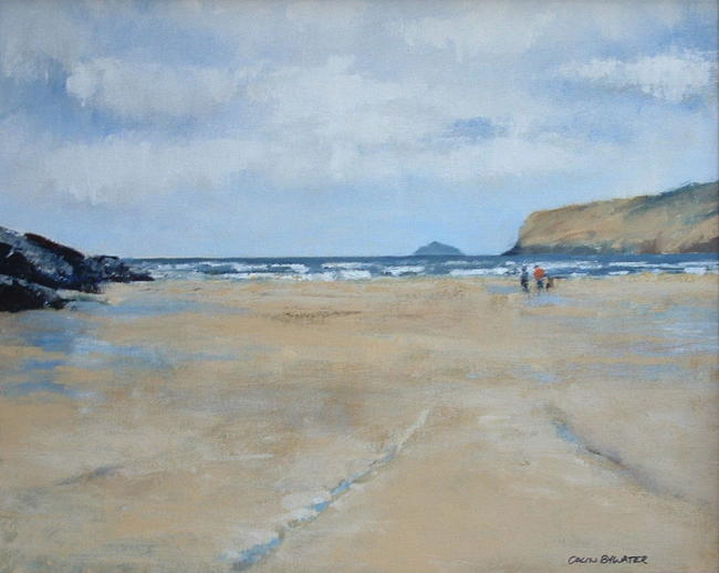 On the turn, Hayle Bay, Cornwall