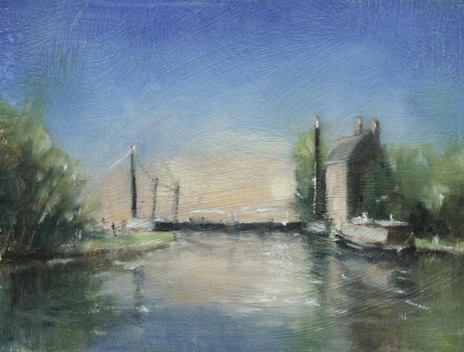 Dawn, Stoke Bruerne Bottom Lock GUC