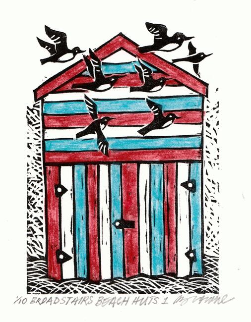 Beach huts RED&BLUE;