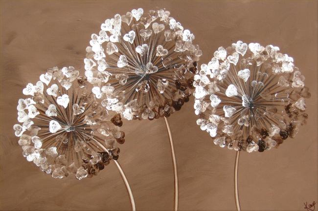 Chocolate Allium Hearts