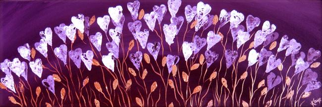 Aubergine Hearts Meadow