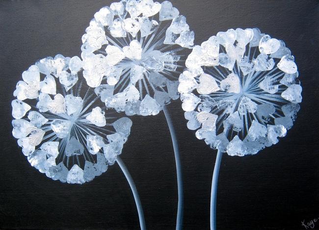 Midnight Allium Hearts