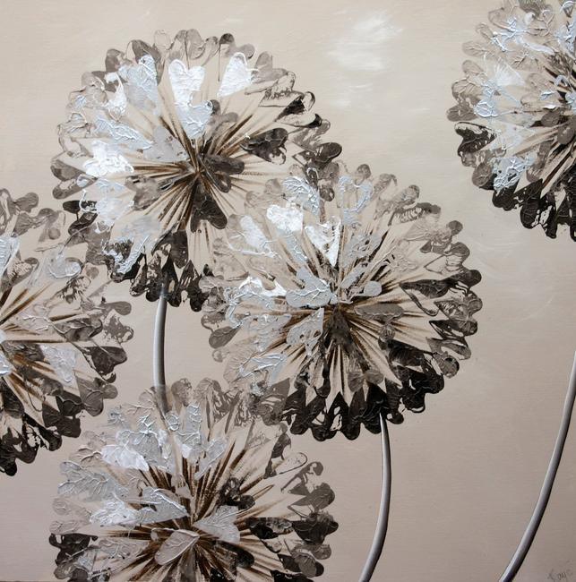 Caramel Allium Hearts