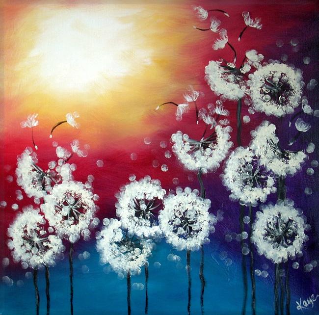 Sunset Dandelions