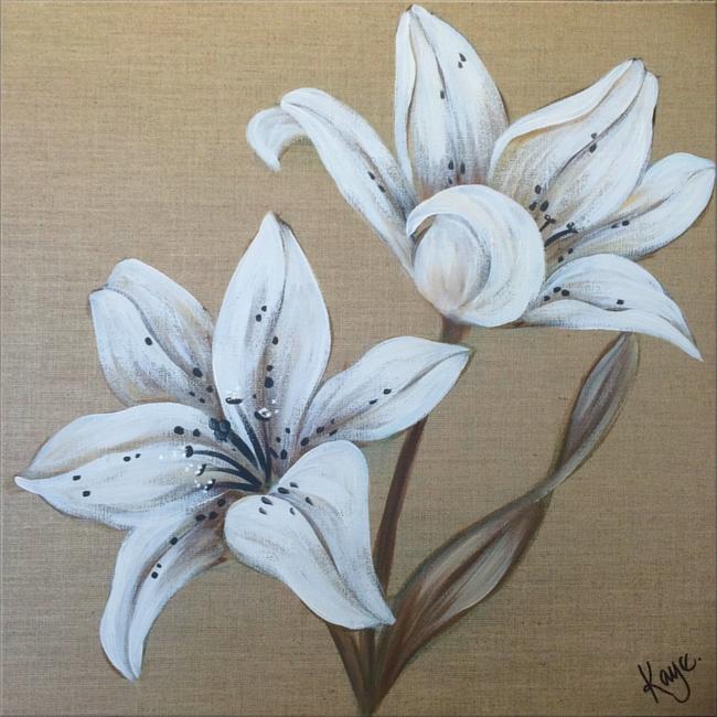Linen Lilies 2