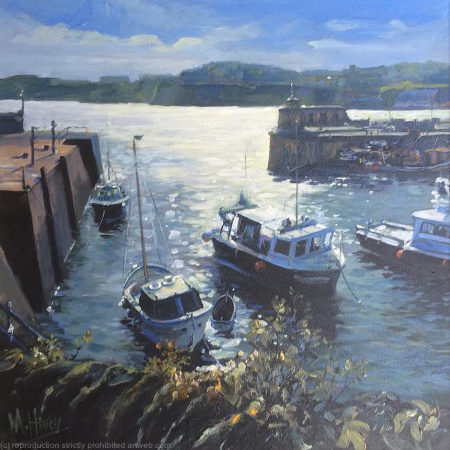 High Tide, Newquay. Harbour
