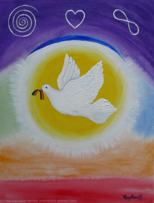 Peace - The rainbow within connects us without to each other and within to the universe and infinite knowledge, love and wisdom.