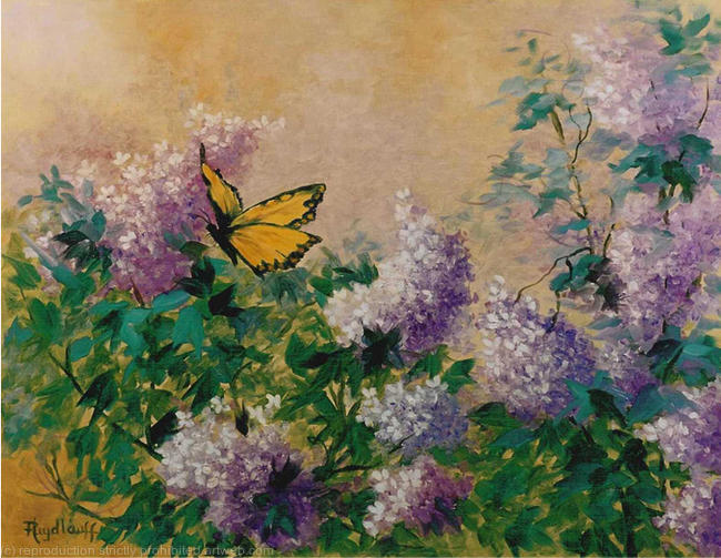 Spring Lilacs - The fragrance of lilacs on a warm spring afternoon turns one’s heart to more romantic times and thoughts. My family home had huge lilac bushes in beautiful spring attire and are a fond childhood memory.