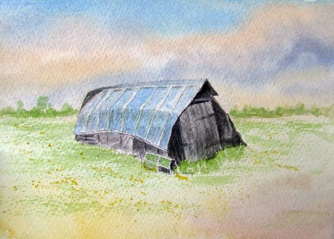 greeting card of Holy Island Boatshed