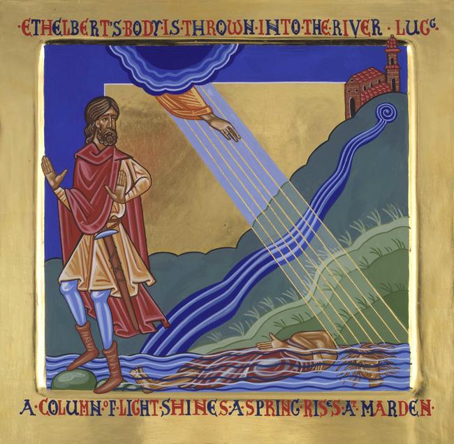 scene from the life of St Ethelbert