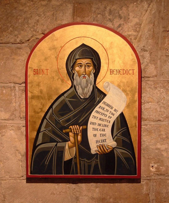 St Benedict Icon Tewkesbury Abbey