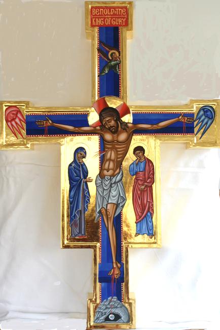 Italo Byzantine Processional Cross (front)