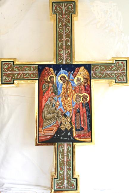 Italo Byzantine Processional Cross (back)