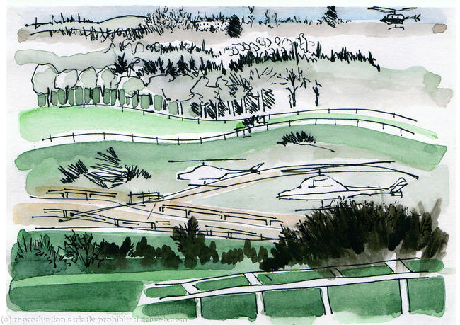 Ascot Racecourse from Private Box 504 - April 11th 2008