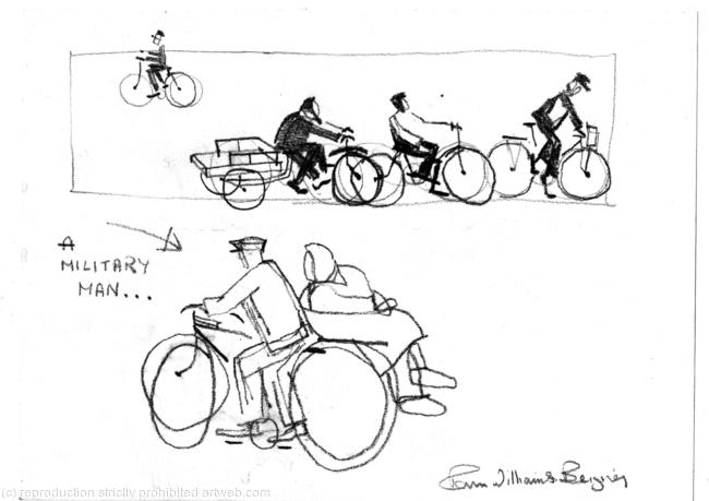 Beijing cyclists