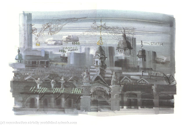 Smithfield market, London - original available