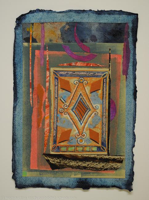 Moroccan doorway, blue