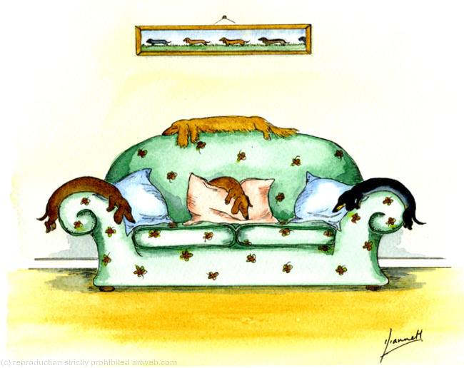 Sofa Siesta No.6084 Dachshund