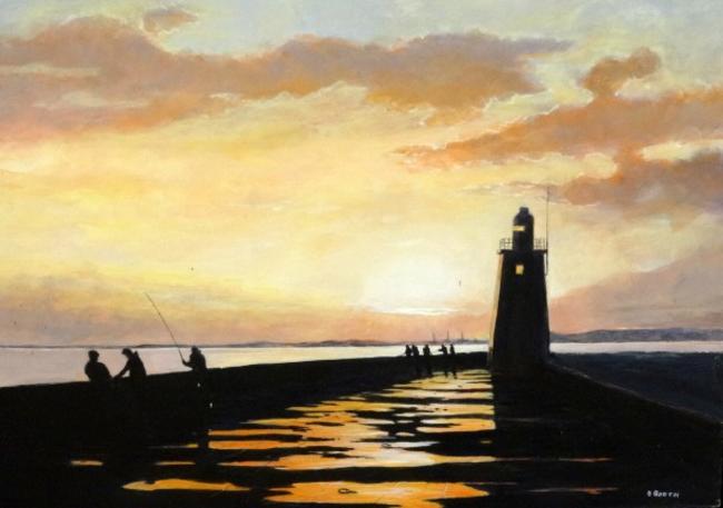 Fishing off the Pier