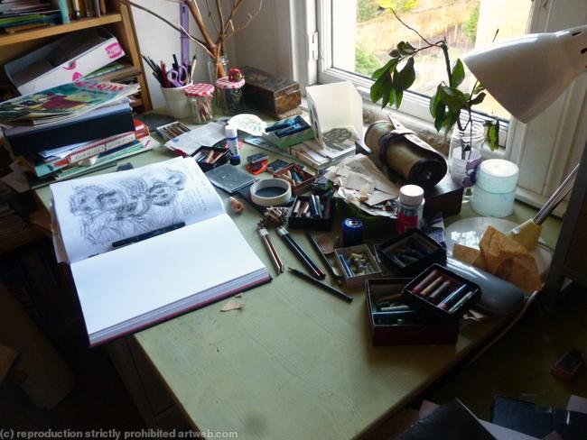 My studio space
