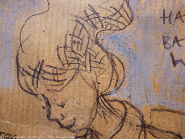 Detail from page of visual diary