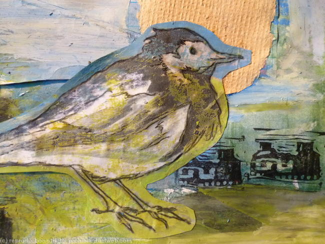 Detail from page of visual diary