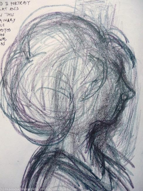 Using 2 colour pencils taped together