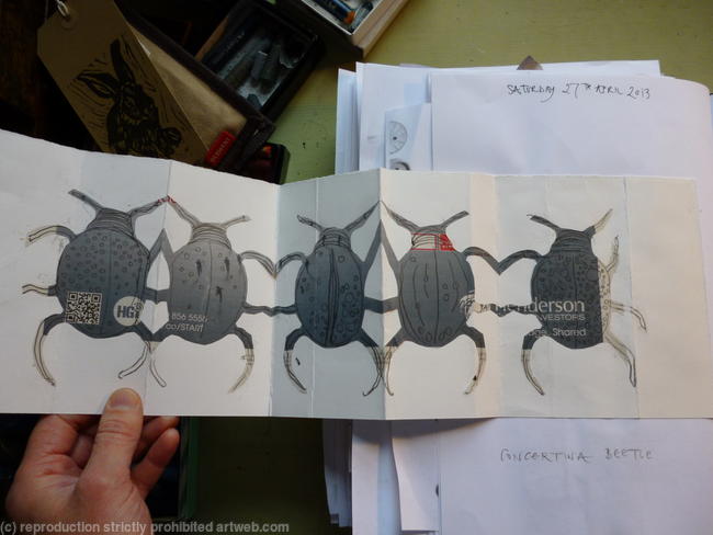 Page from visual diary