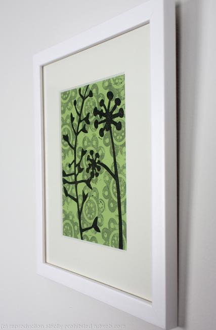 Little Weed and Ivy on Green