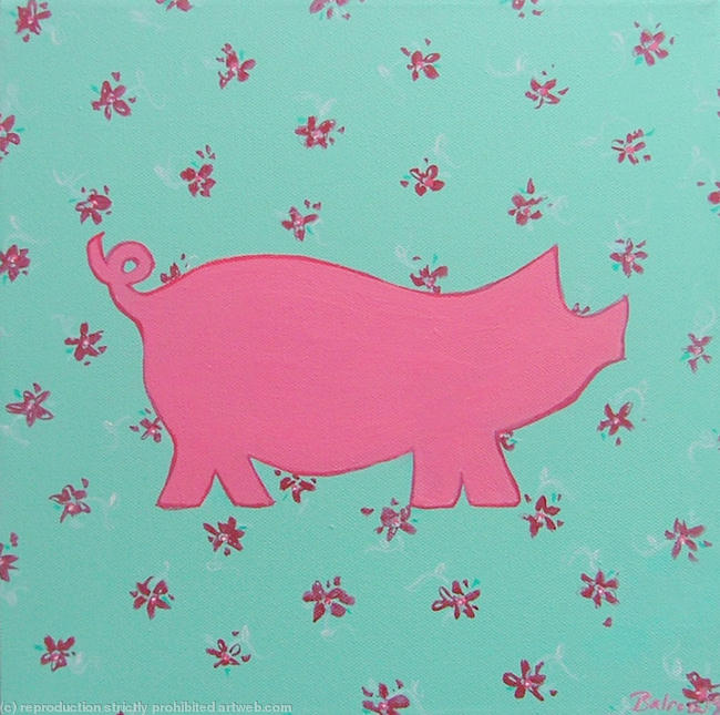 Pink Piggy in the Middle
