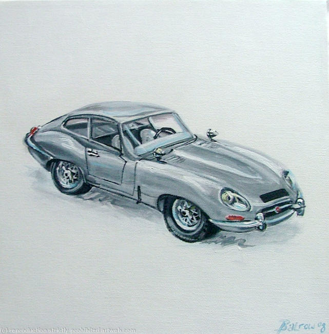 Silver Sports Car