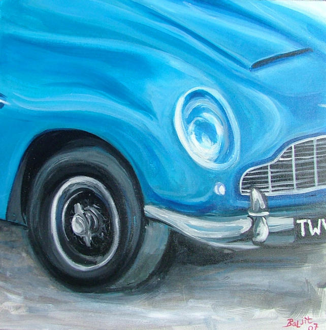 Travis Blue Car