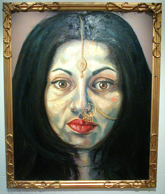 Self Portrait with Indian Jewellery