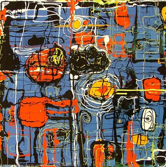 Gloss Blue (Framed)