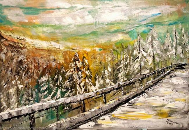 Winter in the Mountains