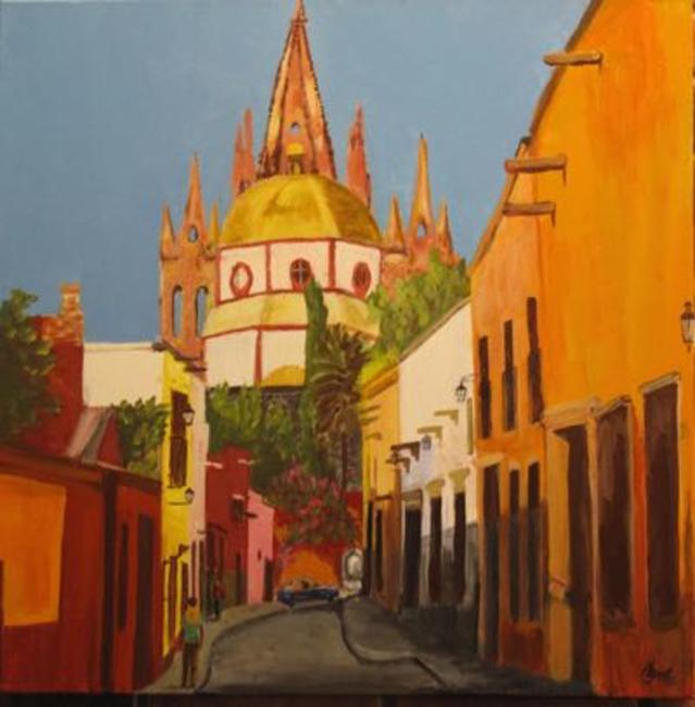 Cathedral San Miguel by Mozelle Marks