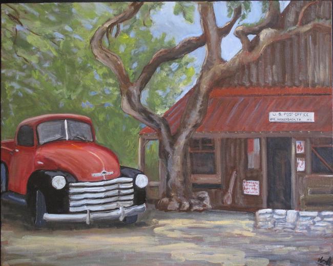 Luckenbach Texas by Mozelle Marks