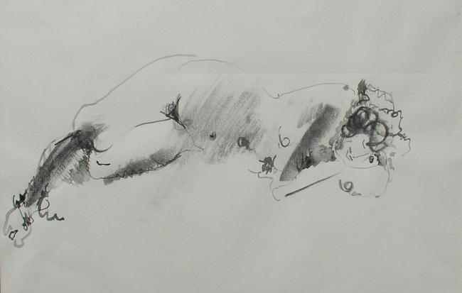 Reclining Nude Smiling