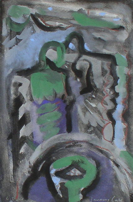 Two Friends at a Table