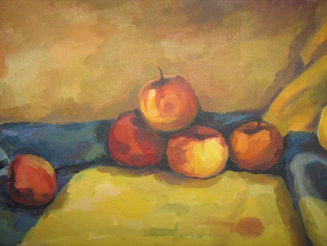 Apples on carpet