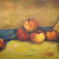 Apples on carpet