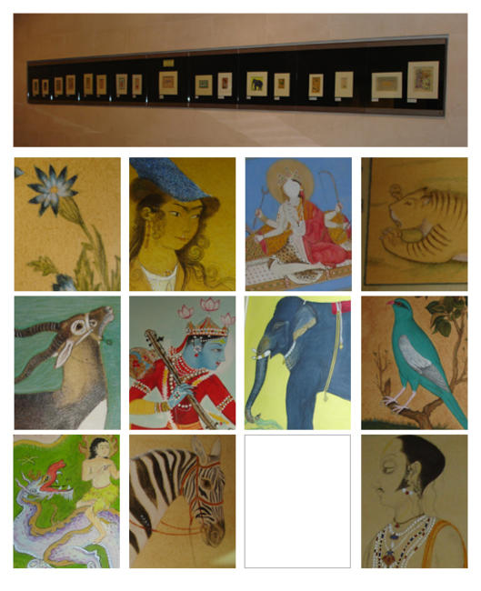 work produced by students as part of world art programme of Birkbeck College University of London and The British Museum
